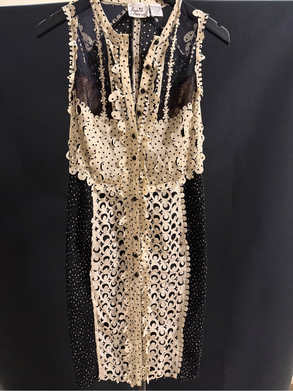 Anthropologie Beguile by Byron Lars Sleeveless Laser-Cut Sheath Dress